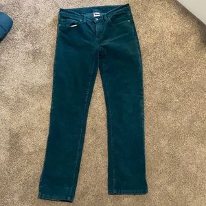 Patagonia green/blue corduroys